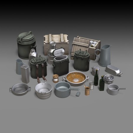 German field kitchen accessories  (1/35 scale) 