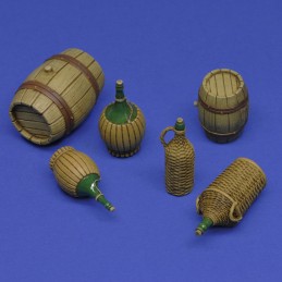 Wicker Bottles and small...
