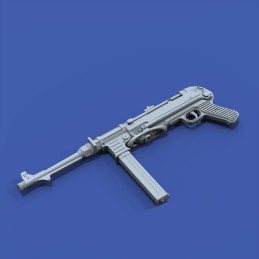 MP40 - 1 pcs. 'closed stock'  (1/16 scale)